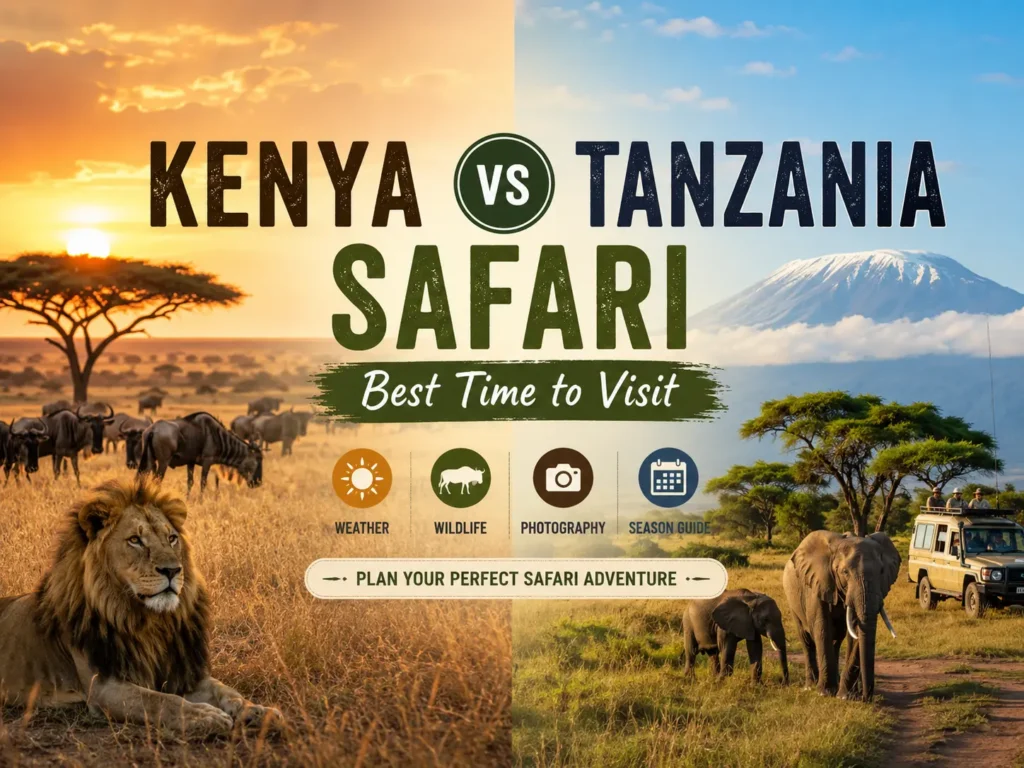 Kenya vs Tanzania Safari Best time to visit